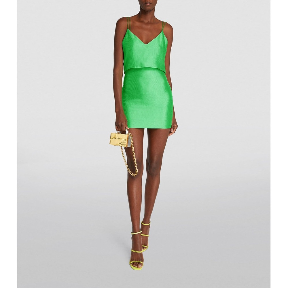 Gauge81 Bright Green Mini Dress